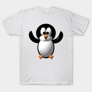 Cute Perky Penguin T-Shirt